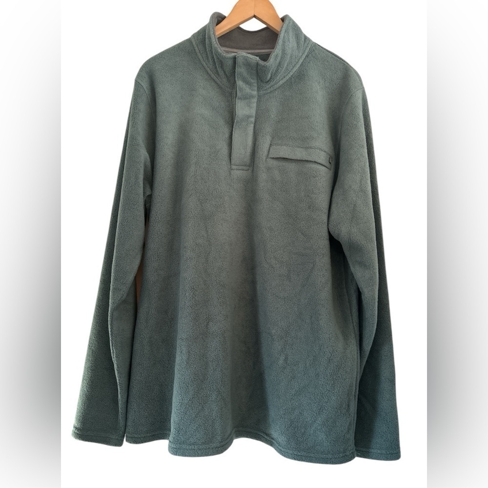Free Fly Bamboo Polar Fleece Snap Pullover - Size Large